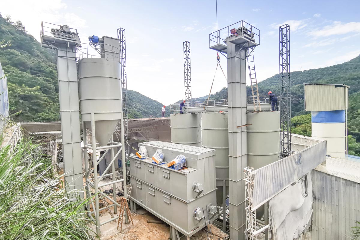 福建龍巖某氫氧化鈣生產(chǎn)線